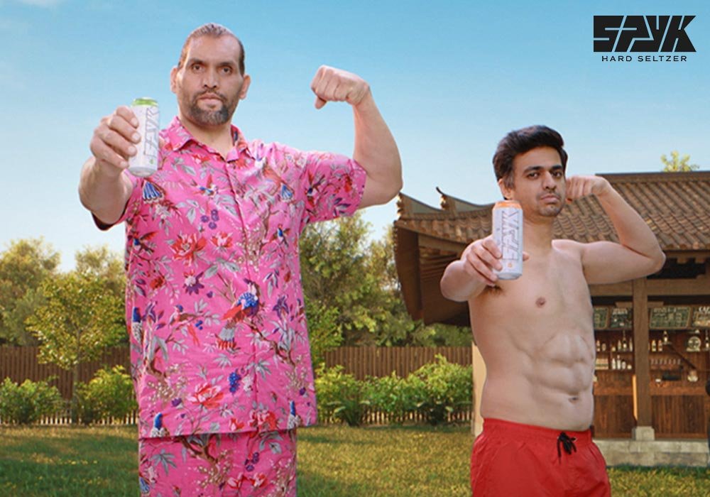 The Great Khali & Rohan Joshi Unleash Spyk – India’s OG Hard Seltzer