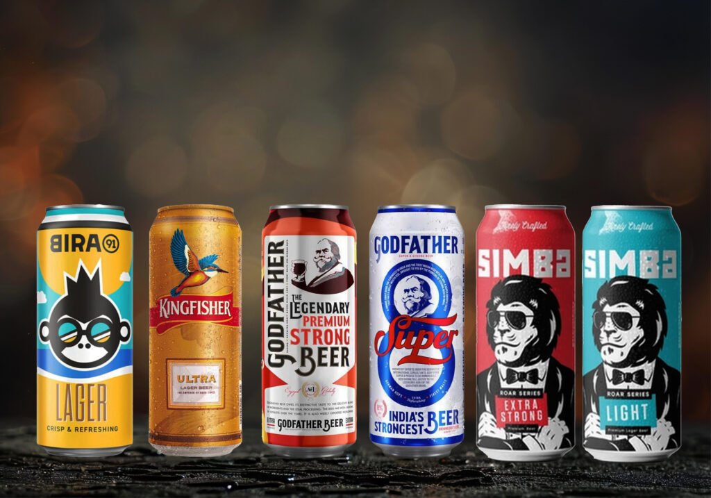 GodFather, Simba, Carib Lager, Kingfisher, Indian beer brands, Bira 91